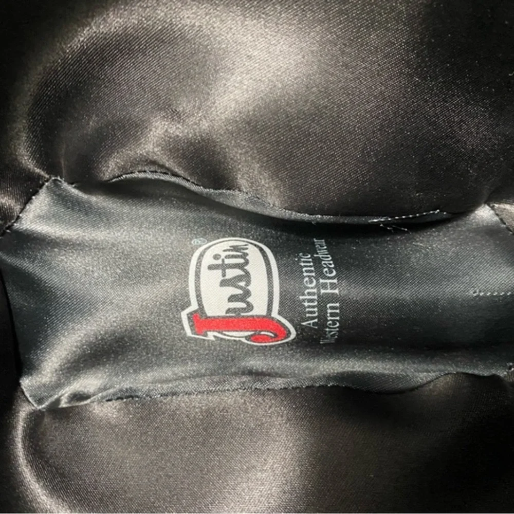 Justin 100% Wool XX Cowboy Hat, Black,‎ Size 56/7